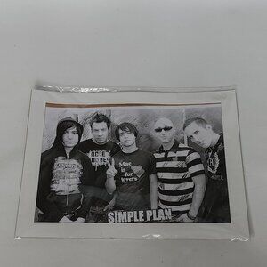 SIMPLE PLAN POSTER Black and White with Photo Mat Boards BNIP